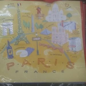 Reusable " Paris France" Themed Bag